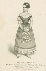 Miss Poole als Marcelline in der Oper Fidelio, 1839